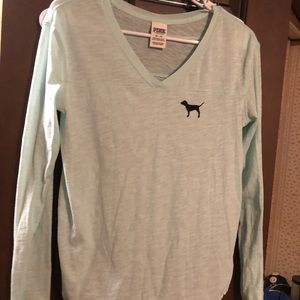 PINK long sleeve vneck